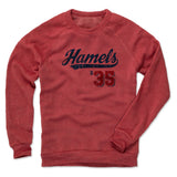 Mens Crew Sweatshirt Red