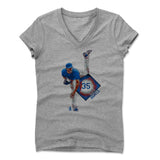 Womens Women's V-Neck Athletic Gray